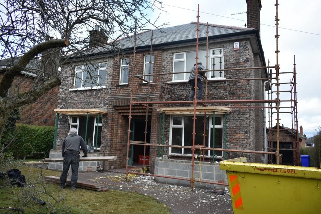 Shop renovation process in London