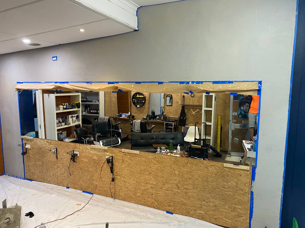 Exterior renovation of a retail shop in London